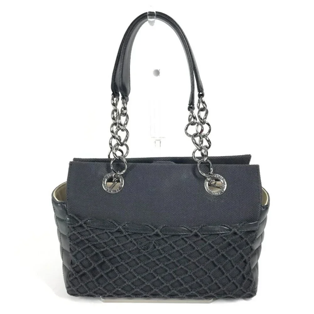 CHANEL Mesh Chocolate Bar CC CC Mark logo Tote Bag Shoulder Bag Hand Bag - Picture 2 of 15